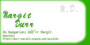 margit durr business card